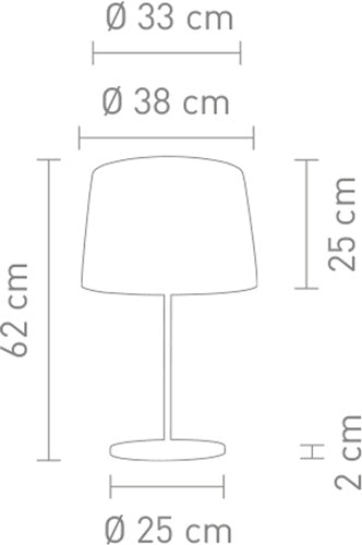 Design LED Tischlampe Organza mit edlen schwarzen Stoffschirm