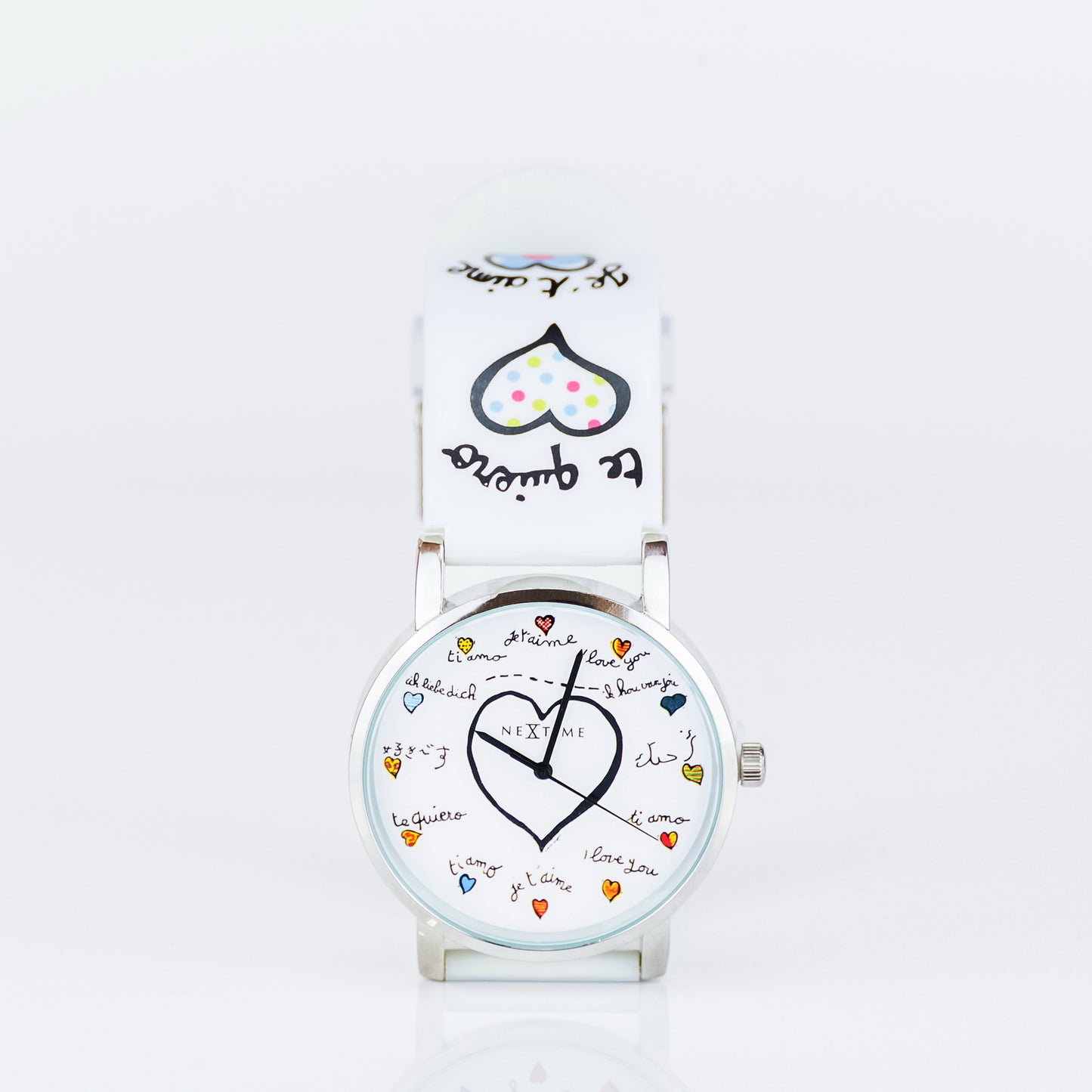 Armbanduhr Damen, Kinder Nextime 6008 Loving You m. neue batterie