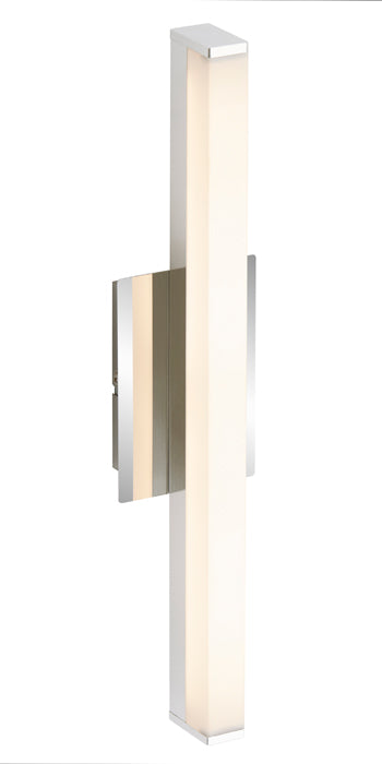 Längliche Bad Wandleuchte Splash LED Chrom 37cm