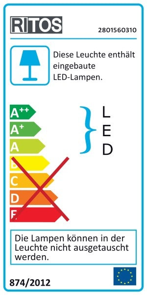 LED Unterbauleuchte Slim Touch mit Sensor 3W 41cm Kleiderschrankleuchte Aufbauleuchte Alu