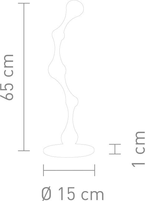 LED Tischlampe Smart mit Gelenken Alu dimmbar 65cm