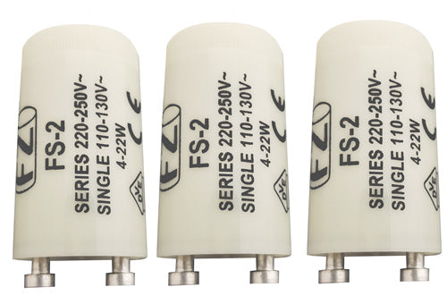 3x Starter für Leuchtstoffröhren Leuchtstofflampen 4-22W