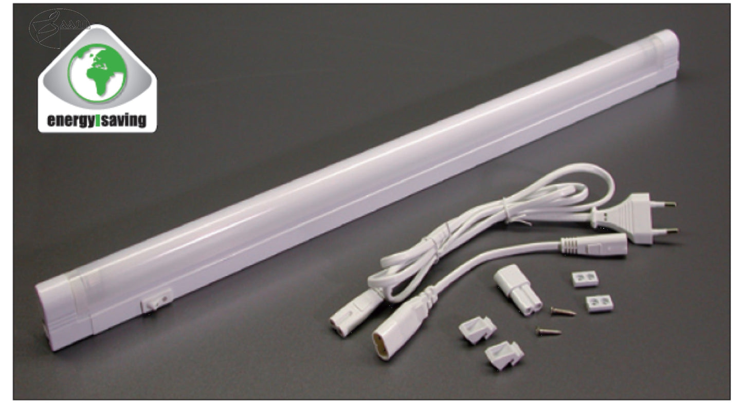 IOS CUT-CASE 6BOX Lichtleiste 13W EVG Schalter T5 13W 58,5cm silber Unterbauleuchte