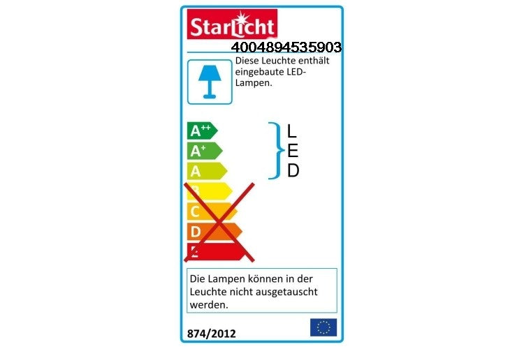 StarLed Bosco 2W LED Unterbauleuchte in Weiß 31cm Küchenlampe