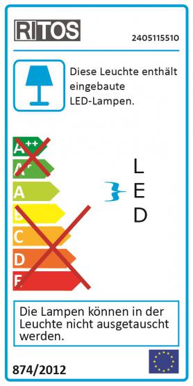 5Watt LED Lichtleiste 50cm Unterbauleuchte mit Berühungssensor Dimmbar Touch TS 500