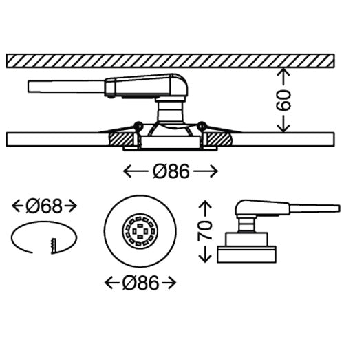 – Einbaustrahler