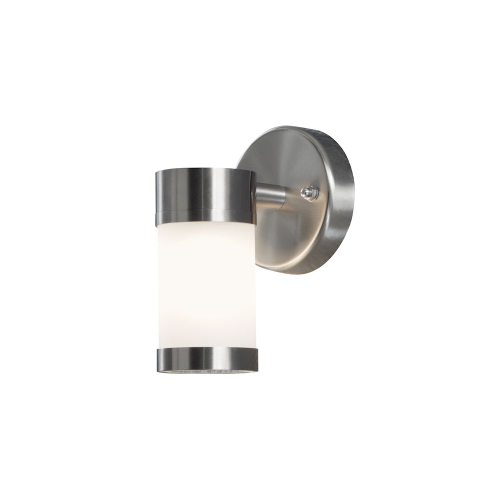 Außenwand-Halogenspot gefrostetes Glas weiß IP44