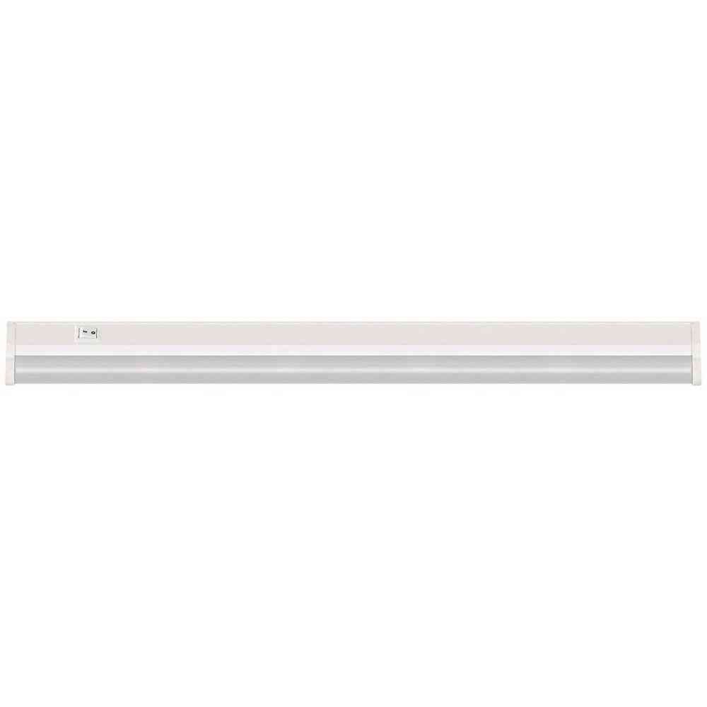 9,4W LED Lichtleiste Mini 87cm Weiß Unterbauleuchte für Steckdose ibv 982109-100 kaltweiß