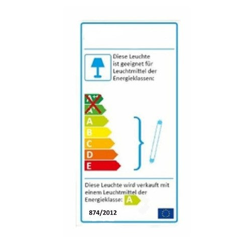 Freistrahlende Lichtleiste 2x 18W Neonlampe Baton