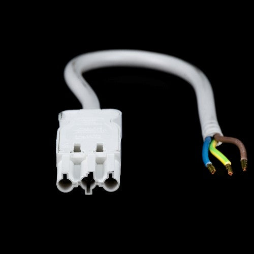 Anschlußkabel mit Wieland Stecker 30cm weiß