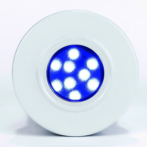 LED Bodeneinbaustrahler IP66 Aviano blau – Einbaustrahler IP66, dimmbar, 55mm