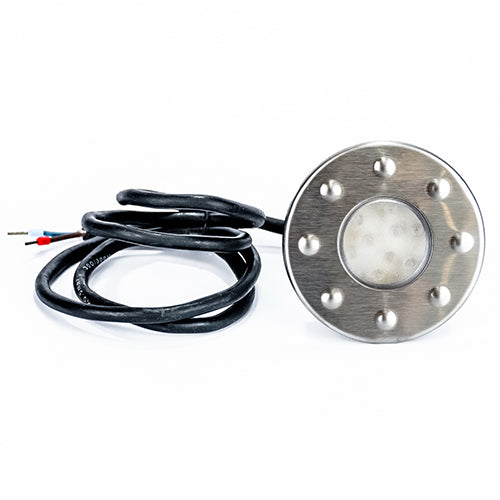 Bodeneinbaustrahler LED rot IP66 Aviano – Einbaustrahler IP66, dimmbar, 55mm