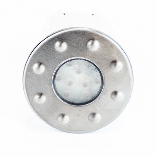Bodeneinbaustrahler LED blau IP66 Aviano – Einbaustrahler IP66, dimmbar, 55mm