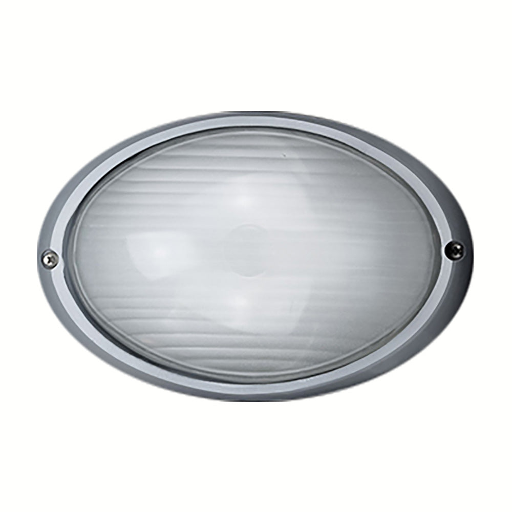 Allzweckleuchte außen Wand- Deckenleuchte E27 oval Bowl