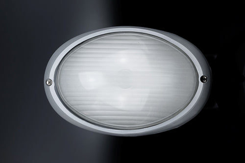 Allzweckleuchte außen Wand- Deckenleuchte E27 oval Bowl