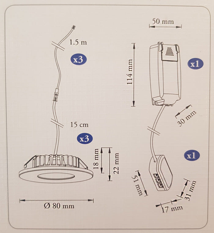 – Einbaustrahler