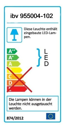 4W LED Unterbauleuchte Schwenkleuchte 34cm Alu Möblelleuchte verstellbar ibv 955004-102