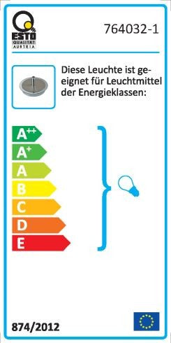 Armatur rund Tischlampe silber mit Schalter und Steckerkabel
