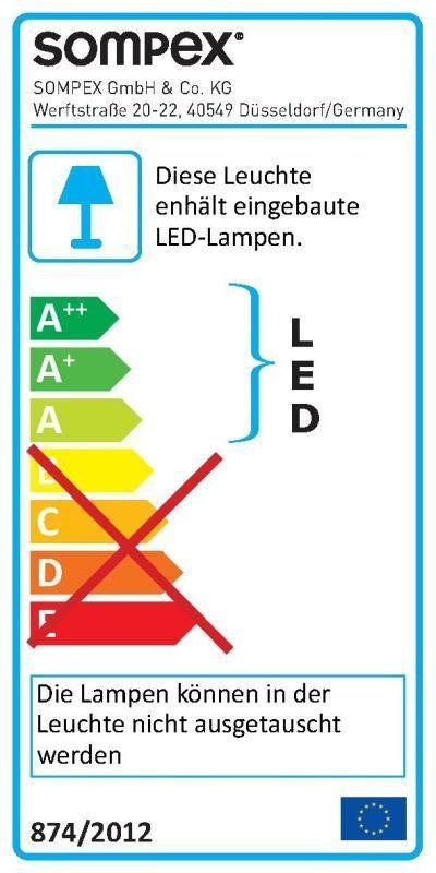 LED Tischleuchte CLAUDI 5flg. mit Touchdimmer