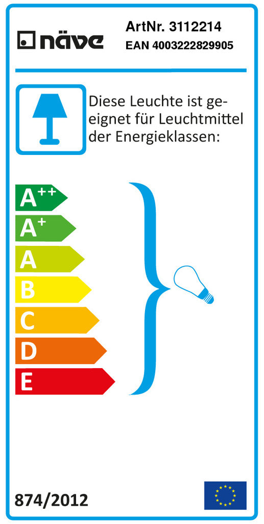 Tischleuchte mit Dekor aus Stoff