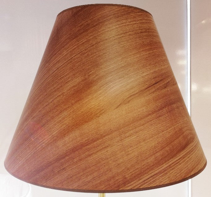 Hängeleuchte aus PCV, Teak Braun , FLI 217031