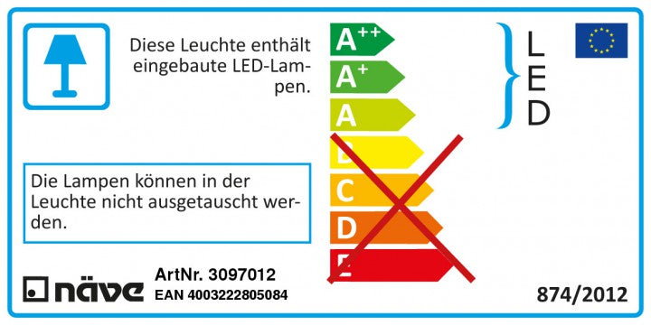 LED Tischleuchte Scoop Flexarm Blau