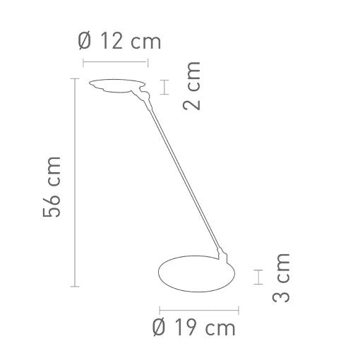 LED Schreibtischleuchte Hit weiß dimmbar Tageslicht