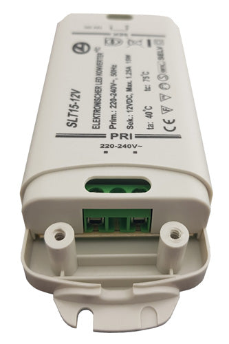 LED Trafo 15W, 12V DC, inkl. 6-fach Verteiler, LED Konverter 220-240V
