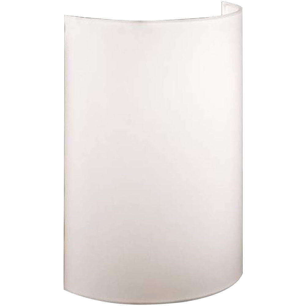 LED Wandlampe mit halbrunden Stoffschirm weiß Landhausstil – Wandleuchte LED, dimmbar