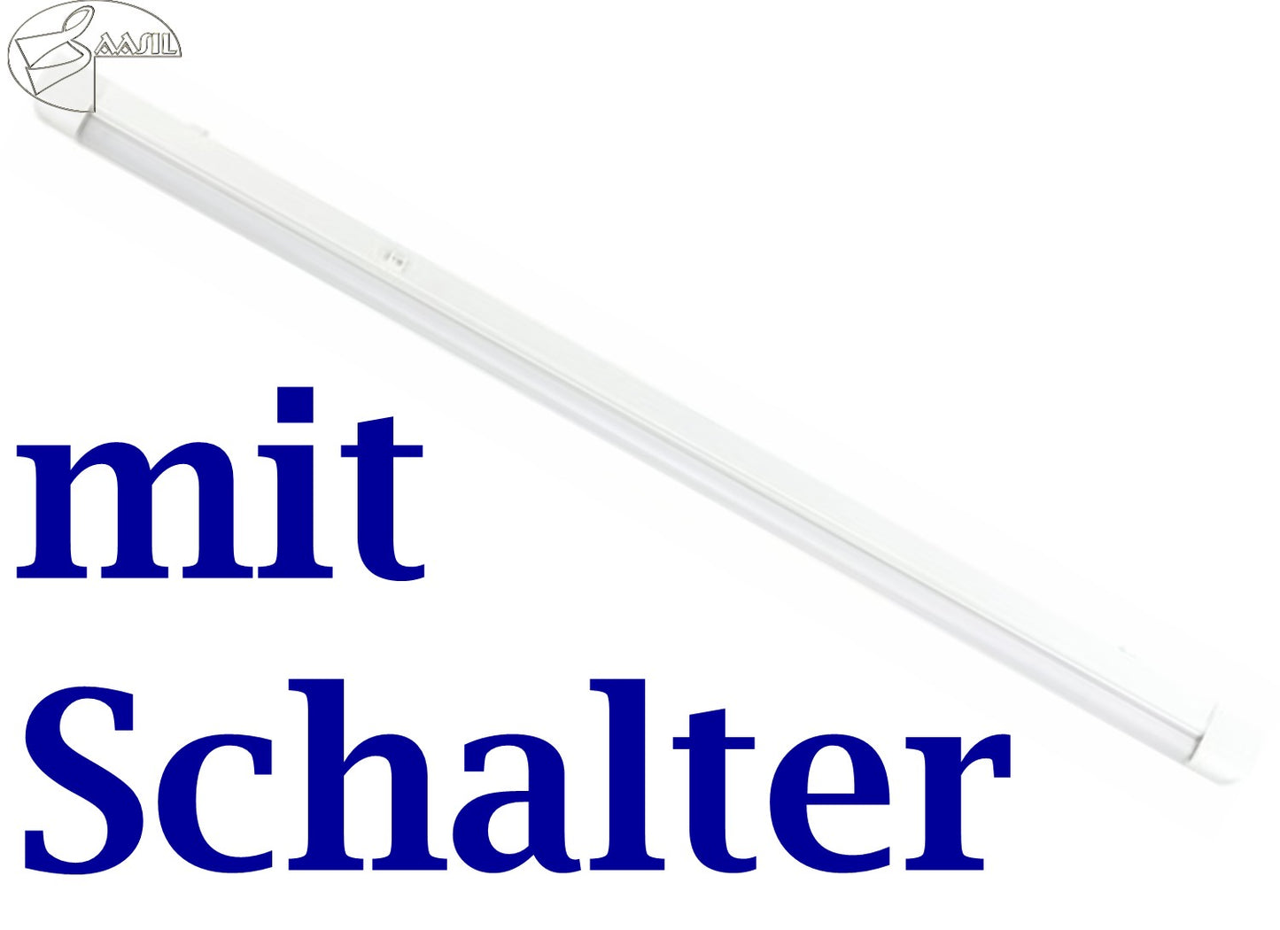 Lichtleiste 36W (=180W) EVG mit Abdeckung Schalter T8 36W 126cm weiß U