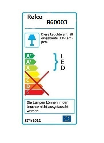 7W LED Tichleuchte Oring Rot