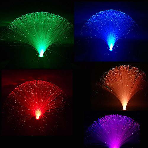 RGB LED Glasfaserlampe mit automatischen Farbwechsel