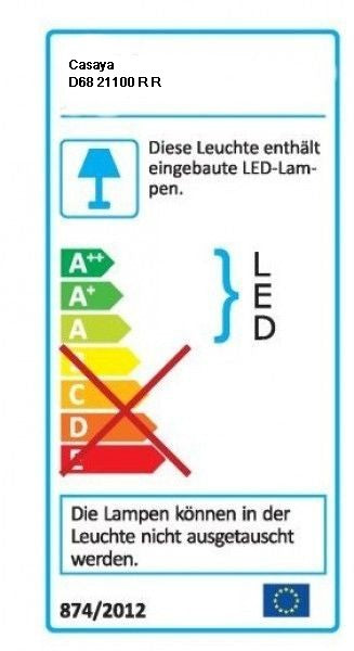 LED-Lichtleisten Casaya Rot LED-Sticks 3er Set mit Netzteil Unterbauleiste 3x30cm