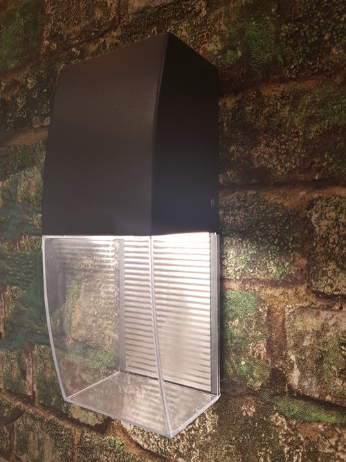 LED Wandleuchte außen Servoi anthrazit modern IP44