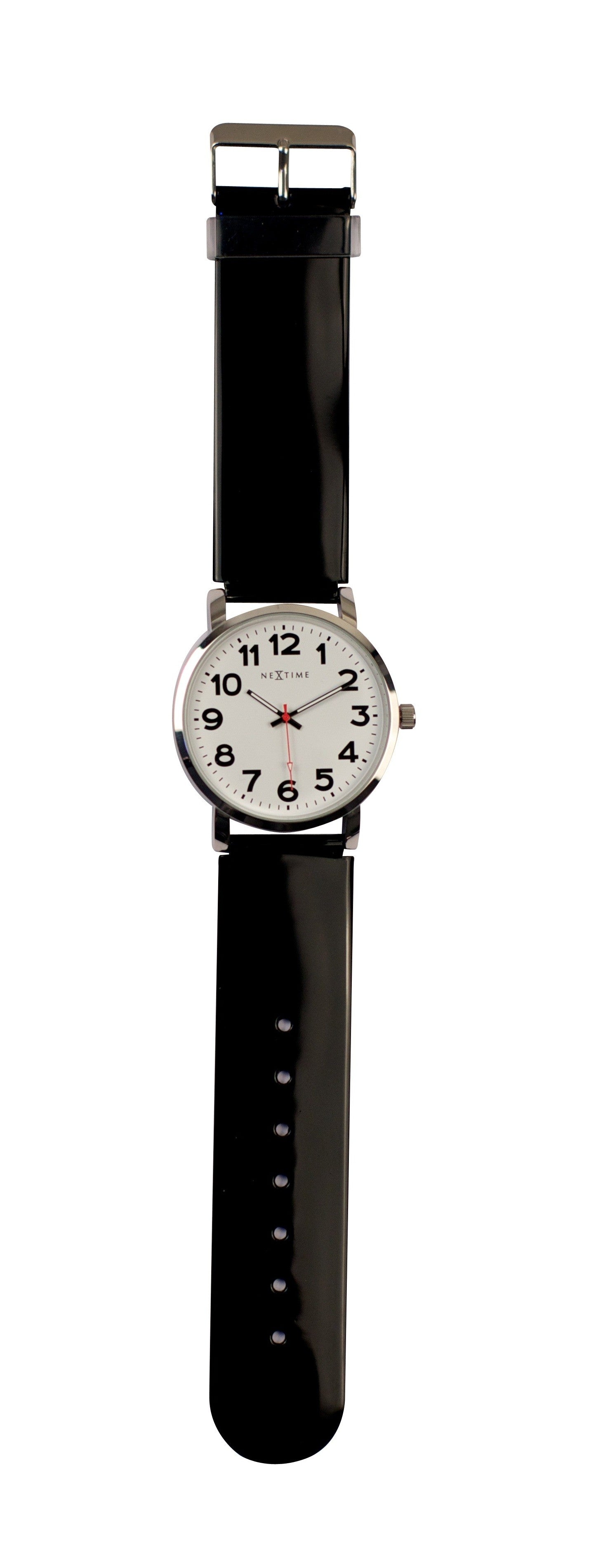 10x Armbanduhr Herren schwarz weiß Retro Station Nextime