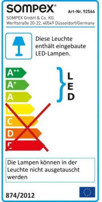 LED Schreibtischleuchte Calla weiß 6W Dimmbar