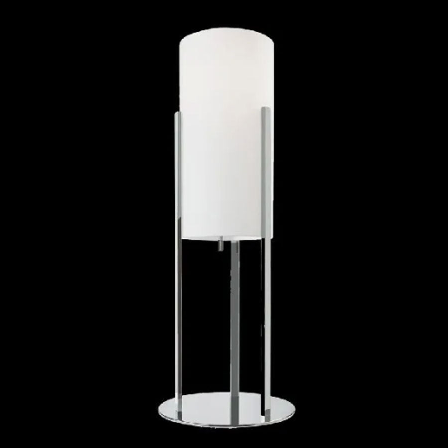 Tischlampe Tripod mit Glaszylinder und Zugschalter 60cm
