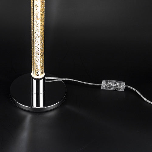 LED Deko Tischleuchte 10W Claudi Glas Lichtsäule