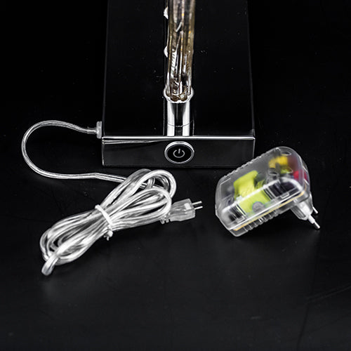 LED Deko Tischleuchte 10W Claudi Glas Lichtsäule