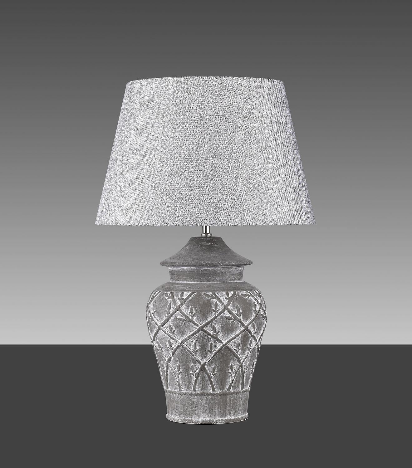 Hockerleuchte FIORE MARRONE Beton-Keramik braun