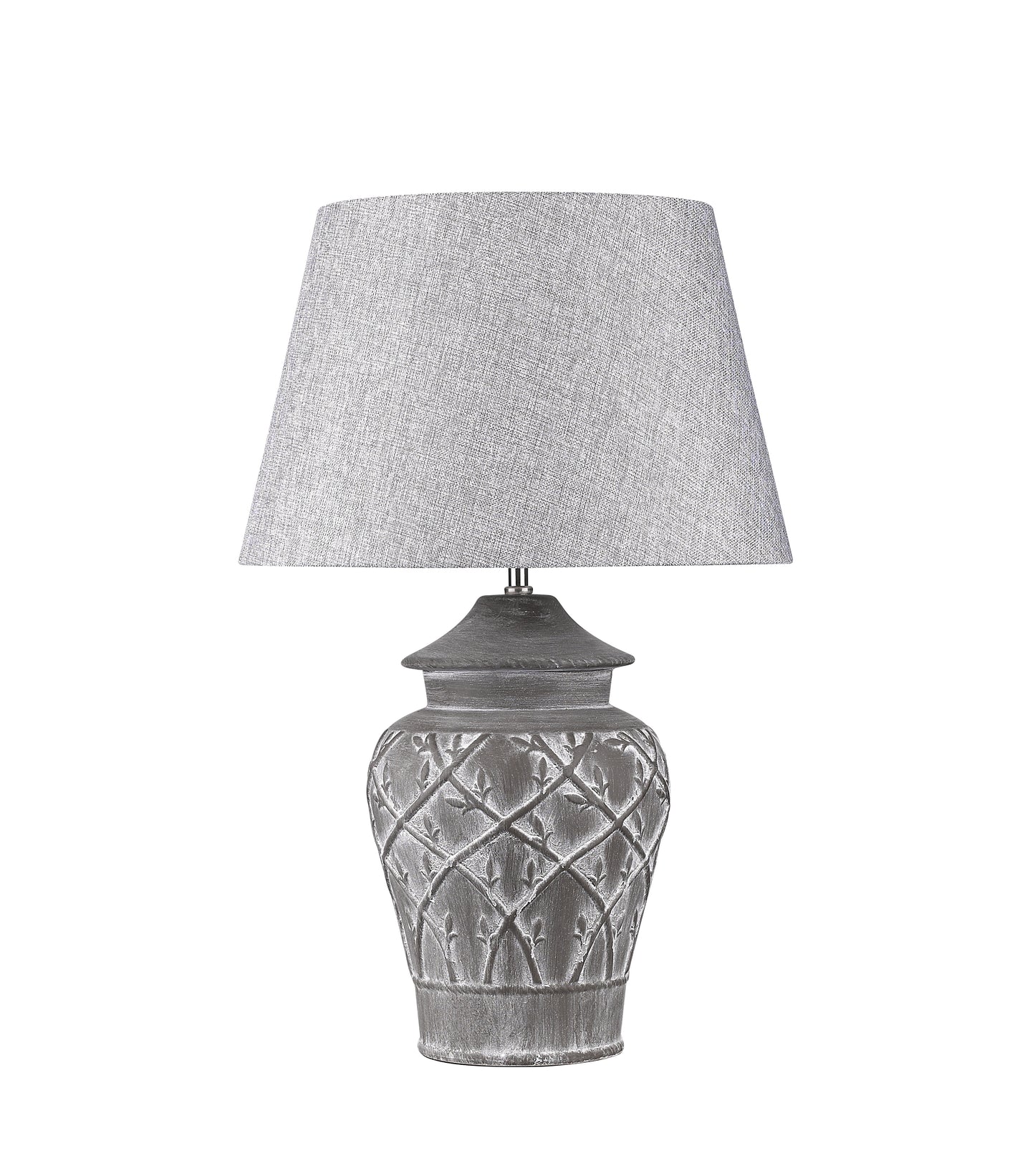 Hockerleuchte FIORE MARRONE Beton-Keramik braun