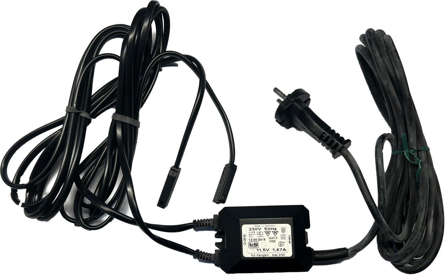 Transformator 20VA Trafo 230V / 12V für Außenleuchten max.20W IP65