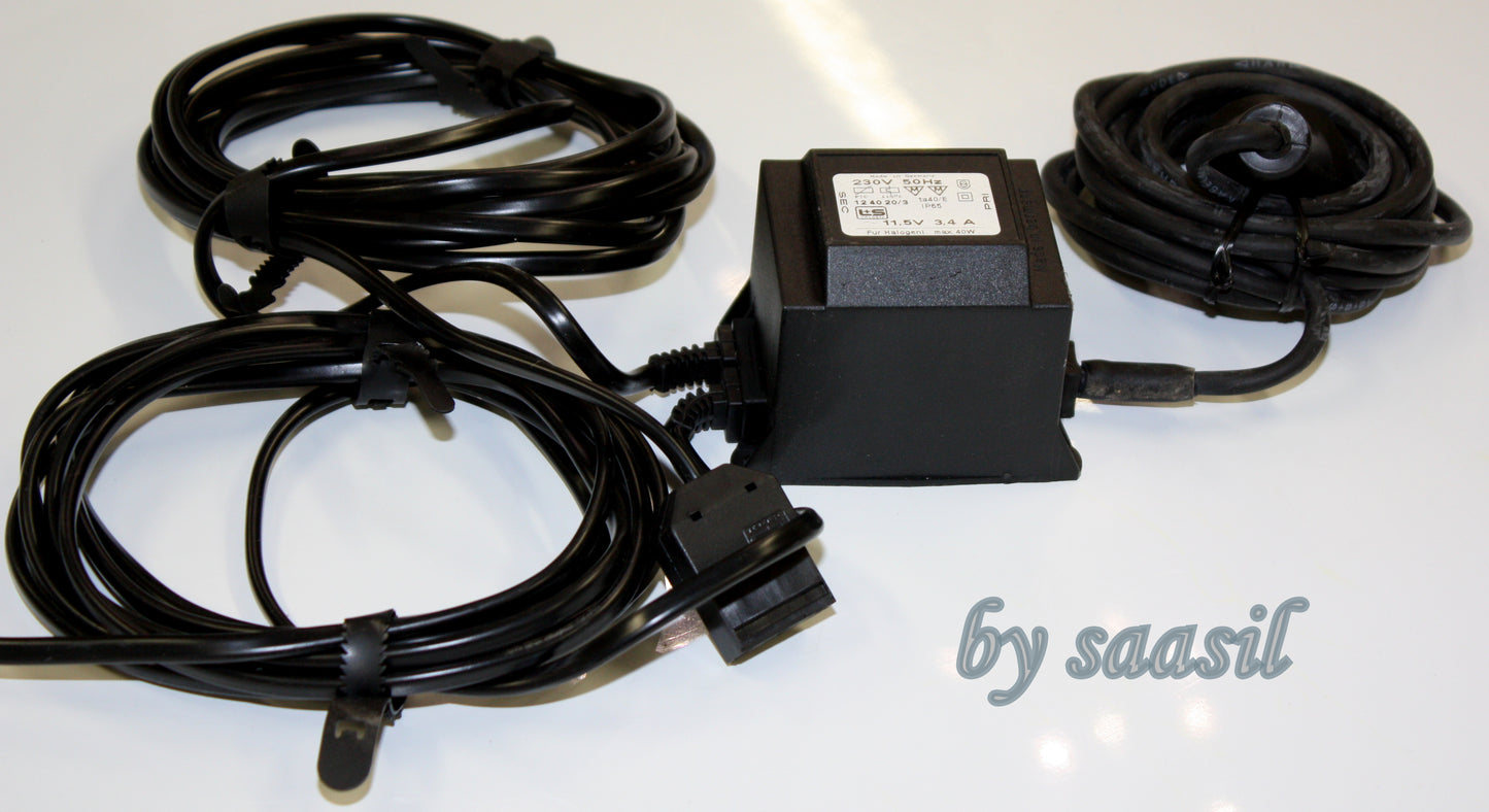 Transformator 20VA Trafo 230V / 12V für Außenleuchten max.20W IP65