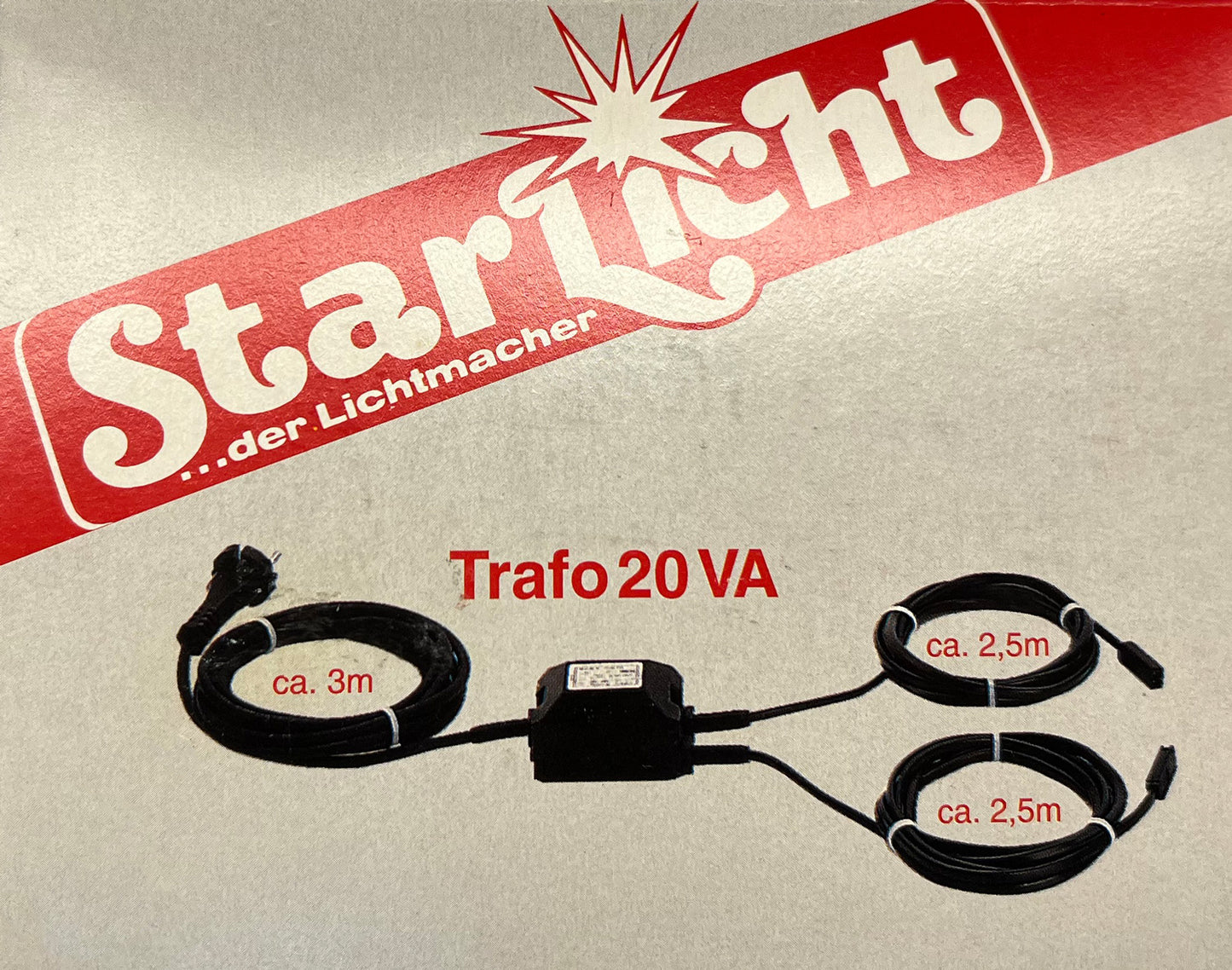 Transformator 20VA Trafo 230V / 12V für Außenleuchten max.20W IP65