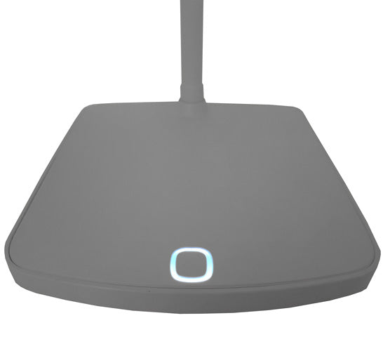 LED Schreibtischlampe Touch dimmbar silber weiß mit USB Anschluss