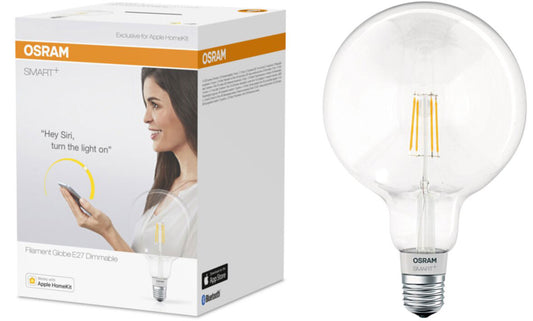 Osram Smart+ Filament Globe E27 5.5W dimmbar für Apple
