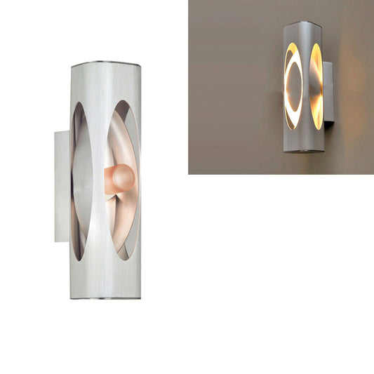 Indirekte Wandlampe Caiman aus Aluminium gebürstet – Wandleuchte LED, dimmbar