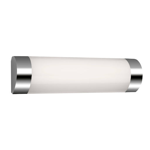 LED Badlampe 37,5cm weiß Chrom Spiegellampe IP44