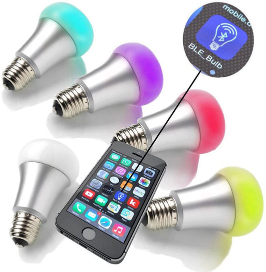 Smart LED E27 RGB + warmweiß 7W App steuerbar
