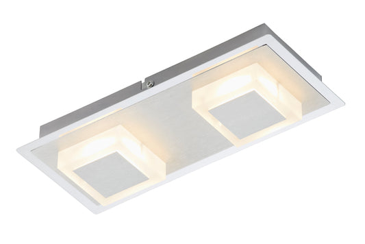 Kleine LED Wand- & Deckenleuchte Aufputz-Spot rechteckig – Deckenleuchte dimmbar